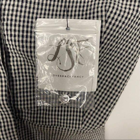 NWT Loveshackfancy Gingham Romper - Picture 12 of 13